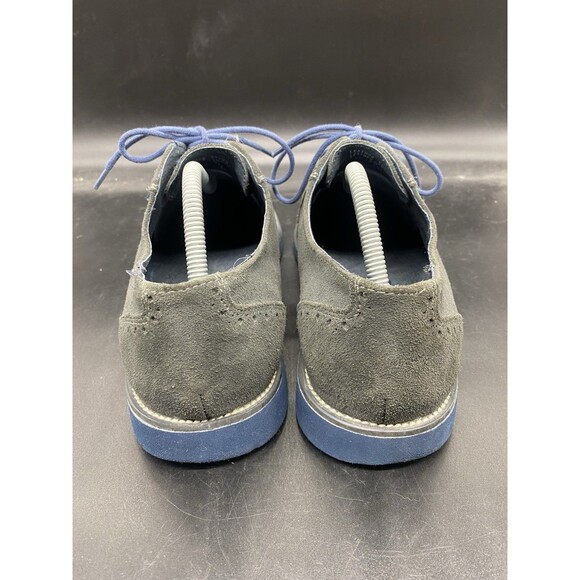 Joseph Abboud Collection Oxford Men’s Size 10 Gray Leather Cap Toe Lace Up Shoe - Picture 4 of 8